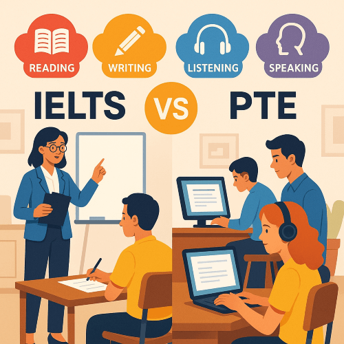 تفاوت آزمون IELTS و PTE